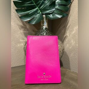 Kate Spade leather passport holder